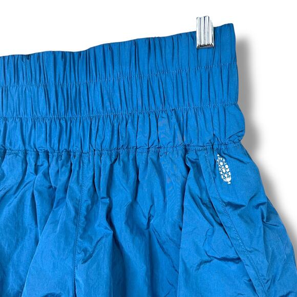 Free People Movement Coastline Blue The Way Home High Waist Shorts Medium - Picture 3 of 9